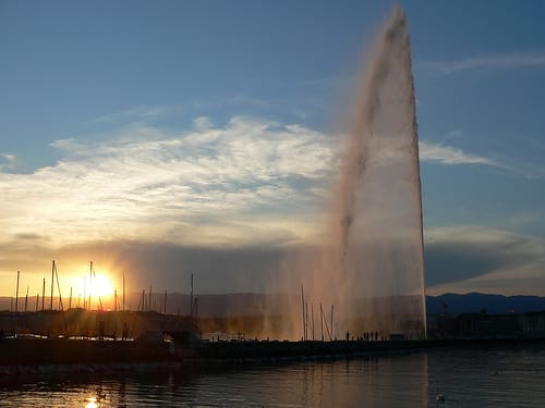 Jet d'eau en Ginebra