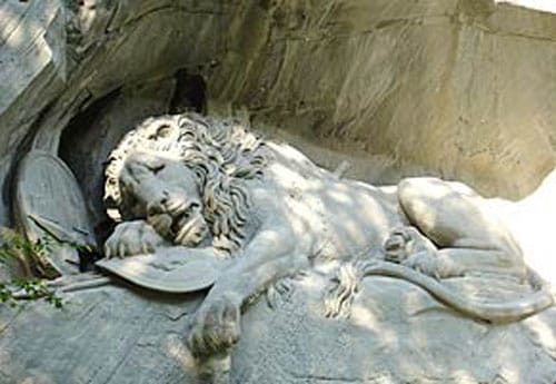 leon moribundo de Lucerna