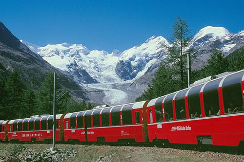 Tren en Suiza