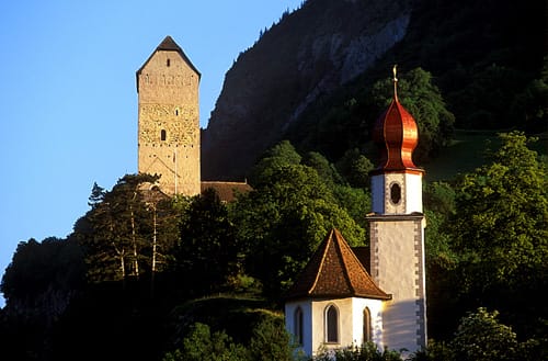 El Castillo Sargans, en San Gallen
