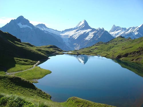 El lago Bachalpsee, la postal de Grindelwald