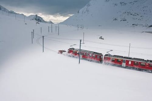 Dos viajes en tren por los Alpes suizos