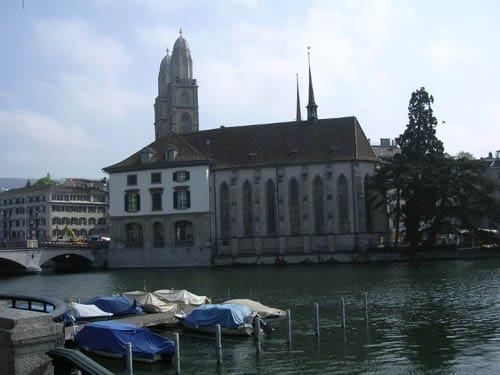 Wassserkirche, la antigua iglesia de Zurich