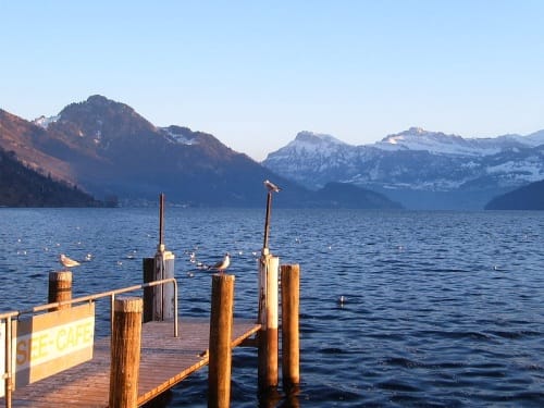 Lago Lucerna visto desde Weggis