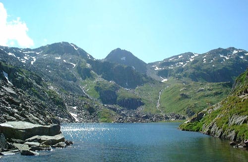 El Lago Toma, fuente del Rhin