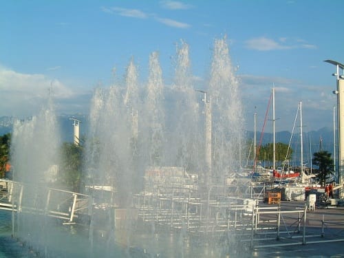 Plaza de la navegacion en Lausana