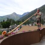 La trompa de los Alpes, instrumento tradicional