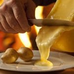 El raclette, queso fundido de Valais